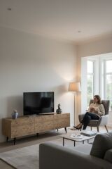 Model Vera 180 cm Atlantik Çam 3 Kapaklı TV Ünitesi – Modern TV Sehpası | Televizyon Konsolu