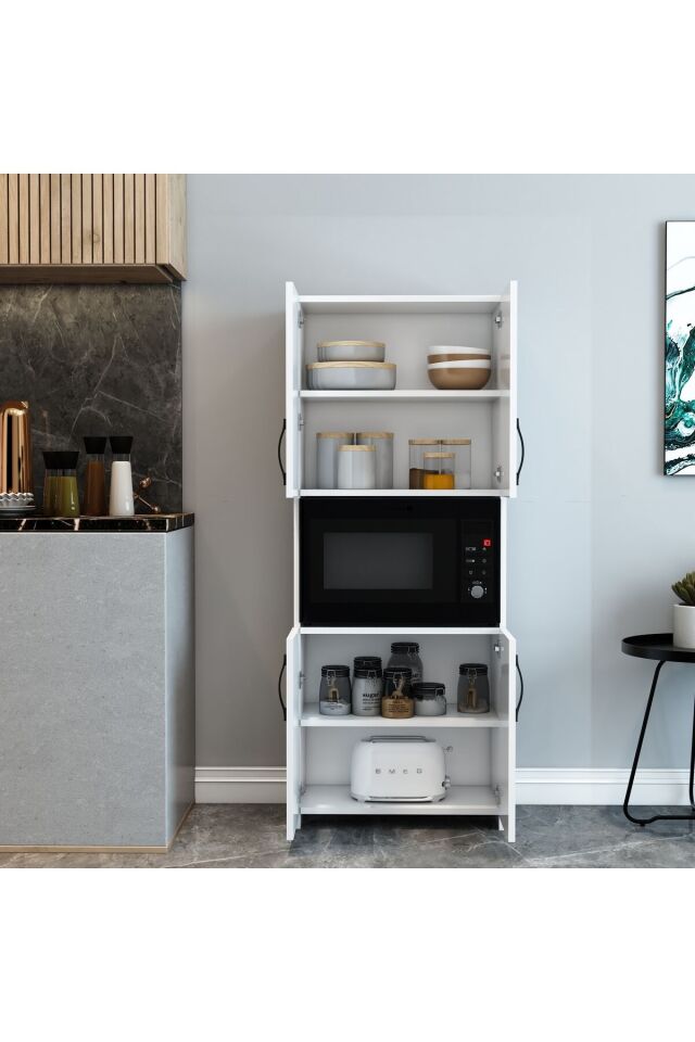 150 cm Mikrodalga – Fırın Dolabı | Çok Amaçlı Mutfak Dolabı | Fonksiyonel Saklama Dolabı